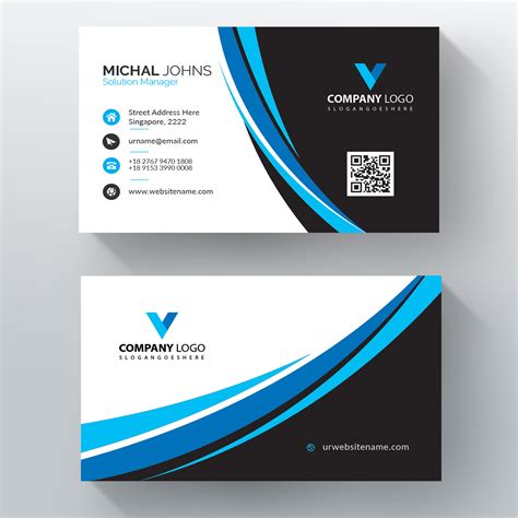 business card vector free download.